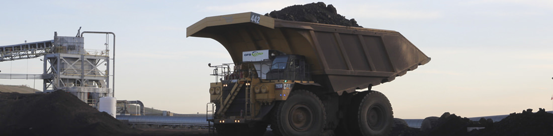 Caterpillar 793 Mine haul truck with the EVO-MT System installed